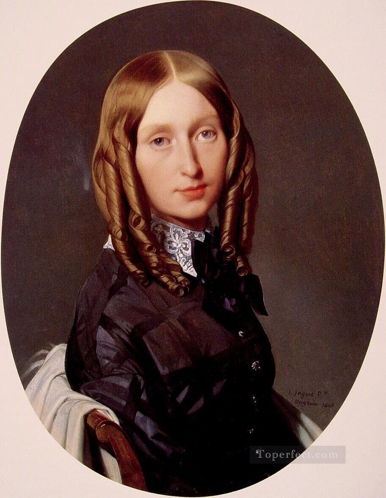Madame Frederic Reiset Neoclassical Jean Auguste Dominique Ingres Oil Paintings